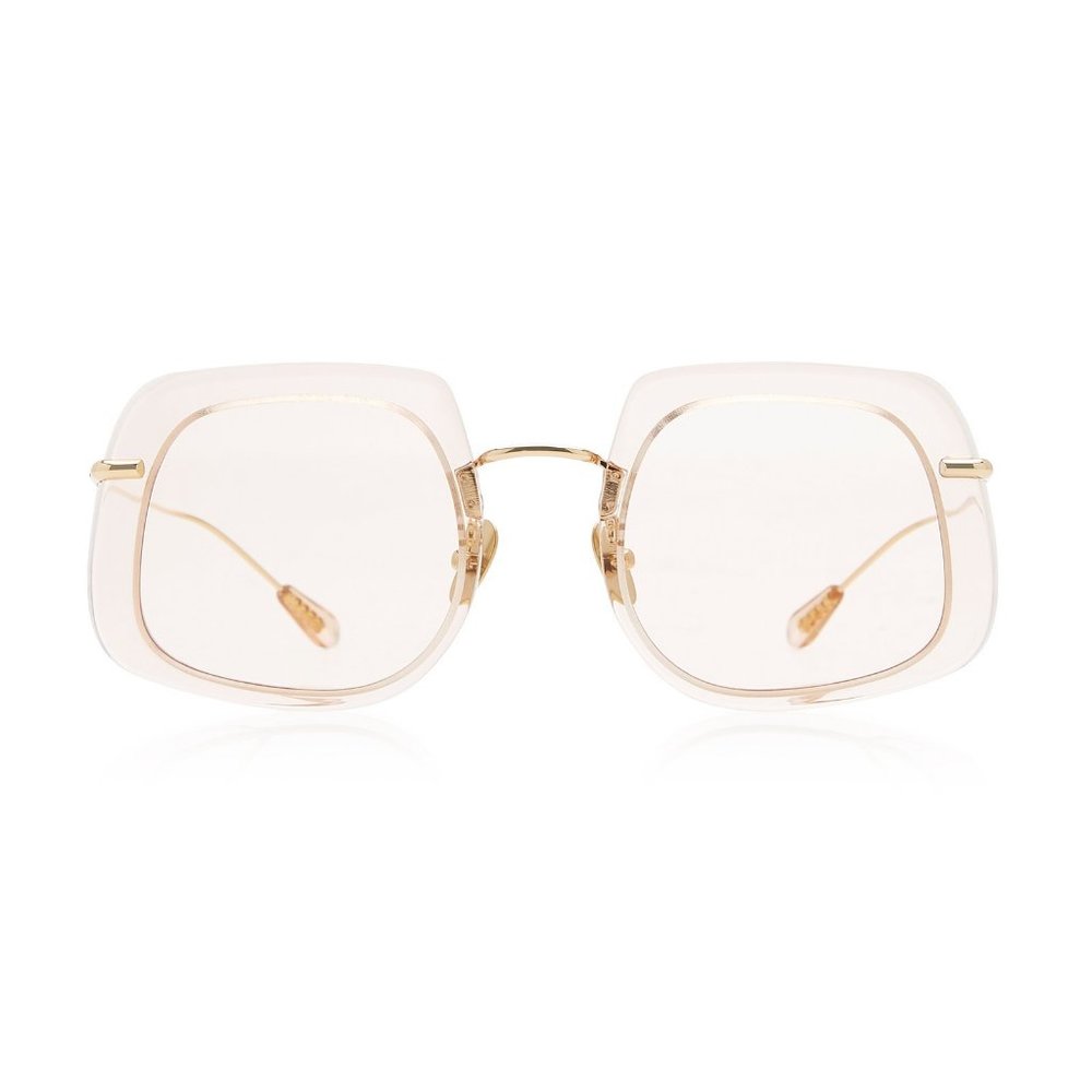 Barton Square-Frame Titanium Sunglasses